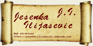 Jesenka Ilijašević vizit kartica